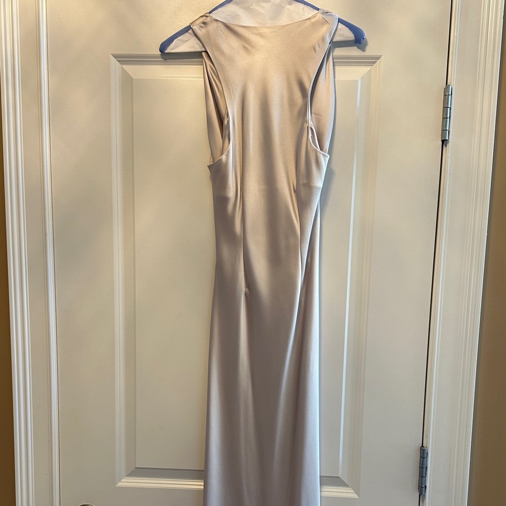 Elegant champagne Sleeveless Dress ZARA - Picture 2 of 4